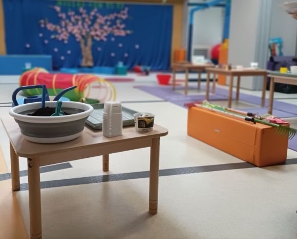 Zajęcia sensoryczno – motoryczne „Wiosenne prace w ogrodzie”